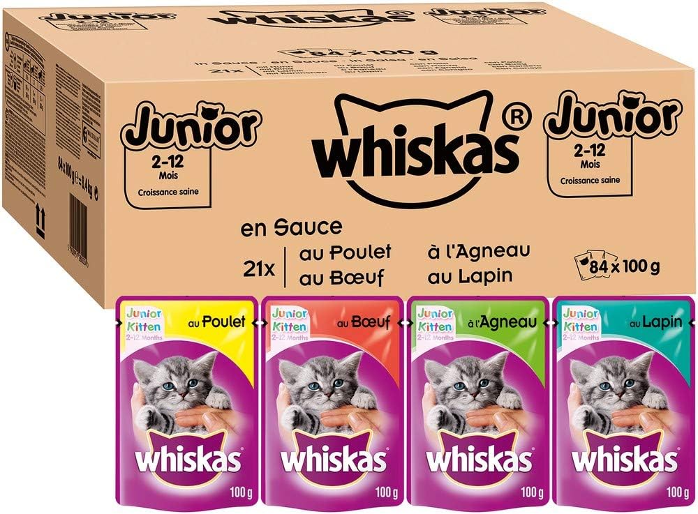 whiskas pouch junior