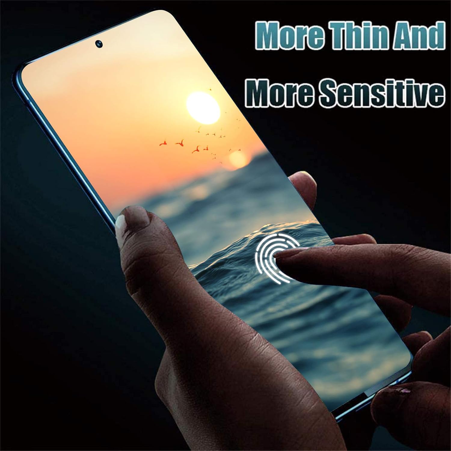 Galaxy S20 Ultra Tempered Glass Screen Protector[2 Pack] + 1 Pack Camera Lens Protector Support Fingerprint for Samsung Galaxy S20 Ultra 4G/5G