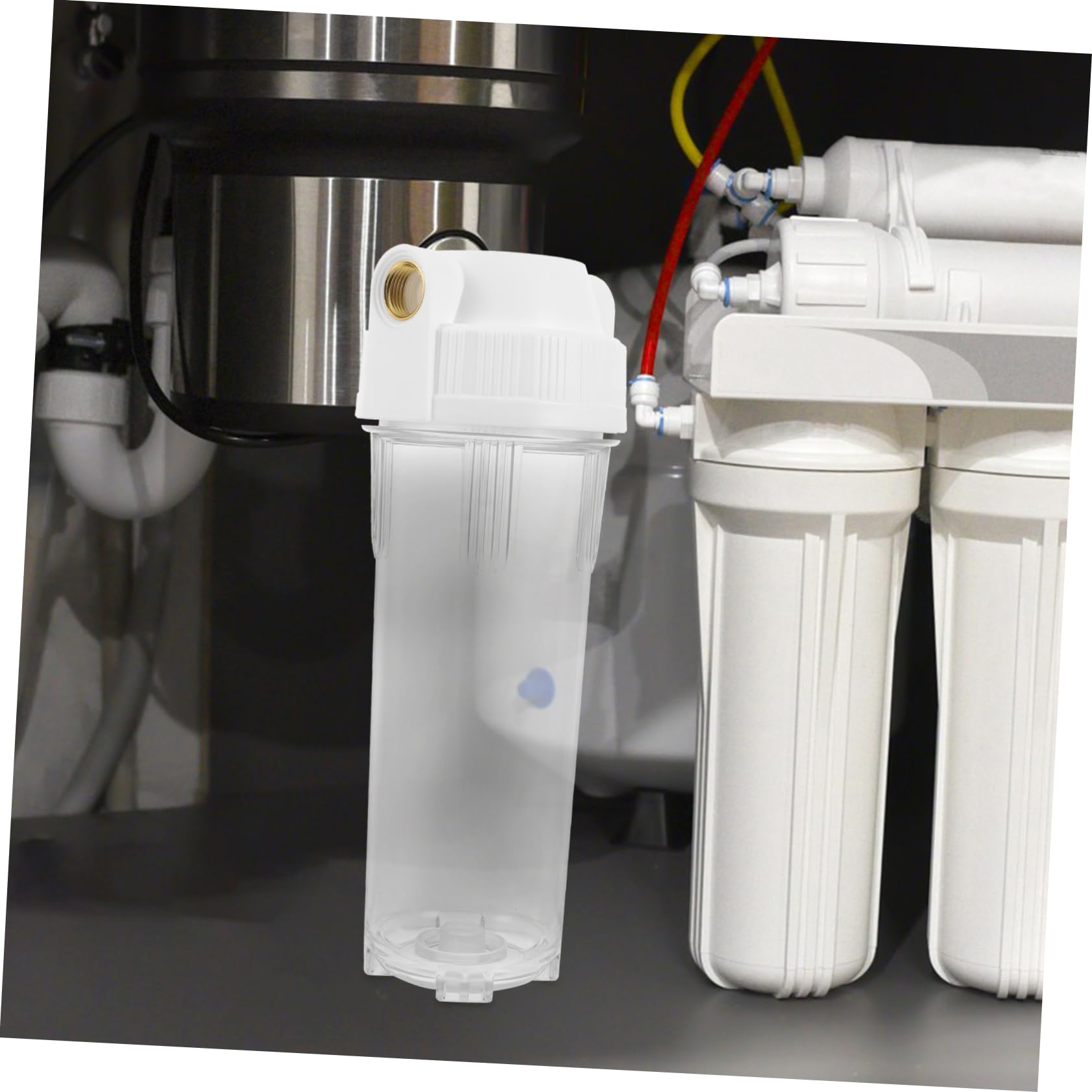Amosfun Prefiltro Botella Prueba De Para Purificador De Agua Filtro De Sedimentos Para Cocina Botella Filtrante Para Agua Potable