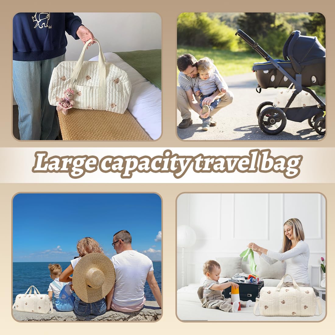 Borsa per Mamma,Borsa parto ospedale mamma, Borsa da Viaggio