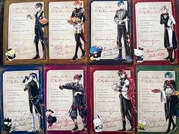 AdoNiS あくねこ 全執事(ノーマル)セット Amazon.co.jp: 悪魔執事と黒い猫 あくねこ ナムコ限定 まめこっ