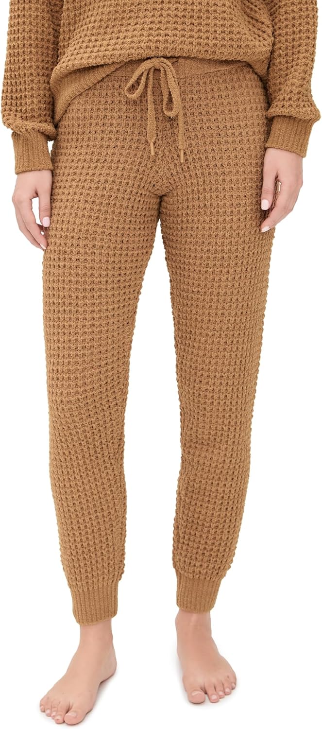 PJ Salvage Women's Band Cozy Chenille Waffle Pants