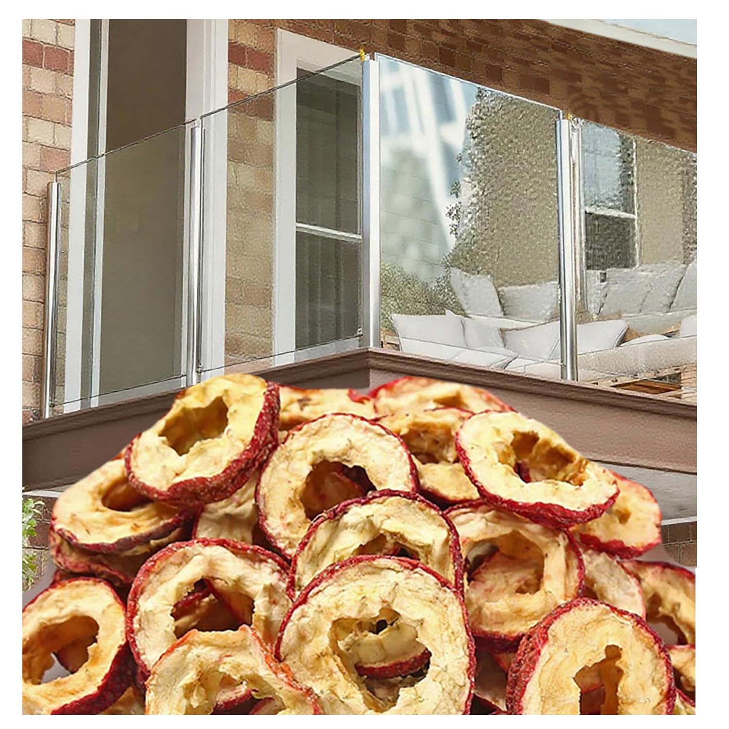 Glass Railing Post Tea Railing