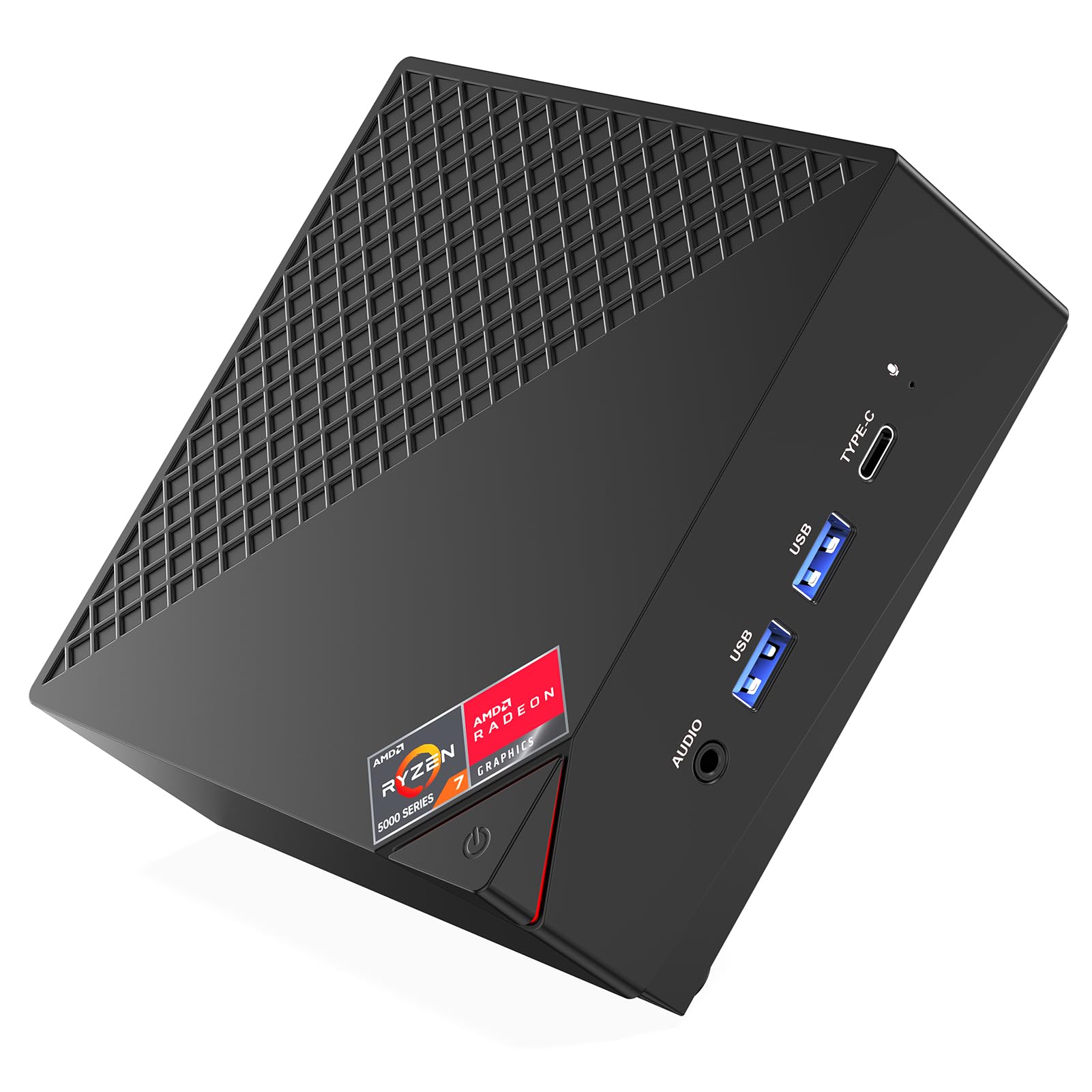 ACEMAGICIAN AM06PRO Mini PC, AMD Ryzen 7 5800U (8C/16T, Fino a 4,4 GHz), Mini Computer 16GB DDR4 RAM 512GB M.2 2280 SSD,AMD Radeon Vega7 2000MHz, Dual Ethernet/WIFI 6/Type-C/per Ufficio, Studio,Gioco AMD Ryzen 7 5800U/16GB RAM+512GB SSD