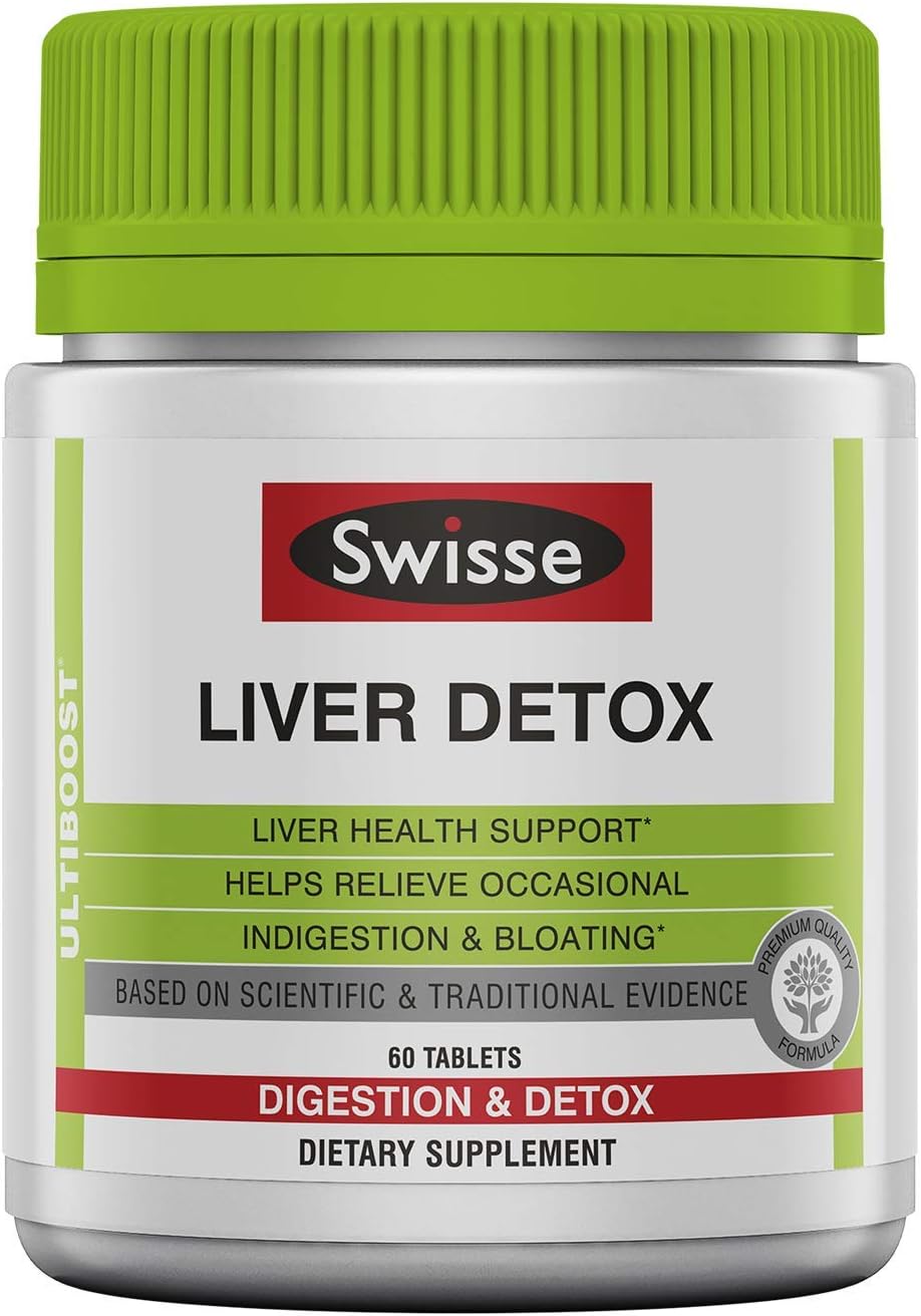 Swisse Liver Detox Supports Liver Health & Function Provides Relief