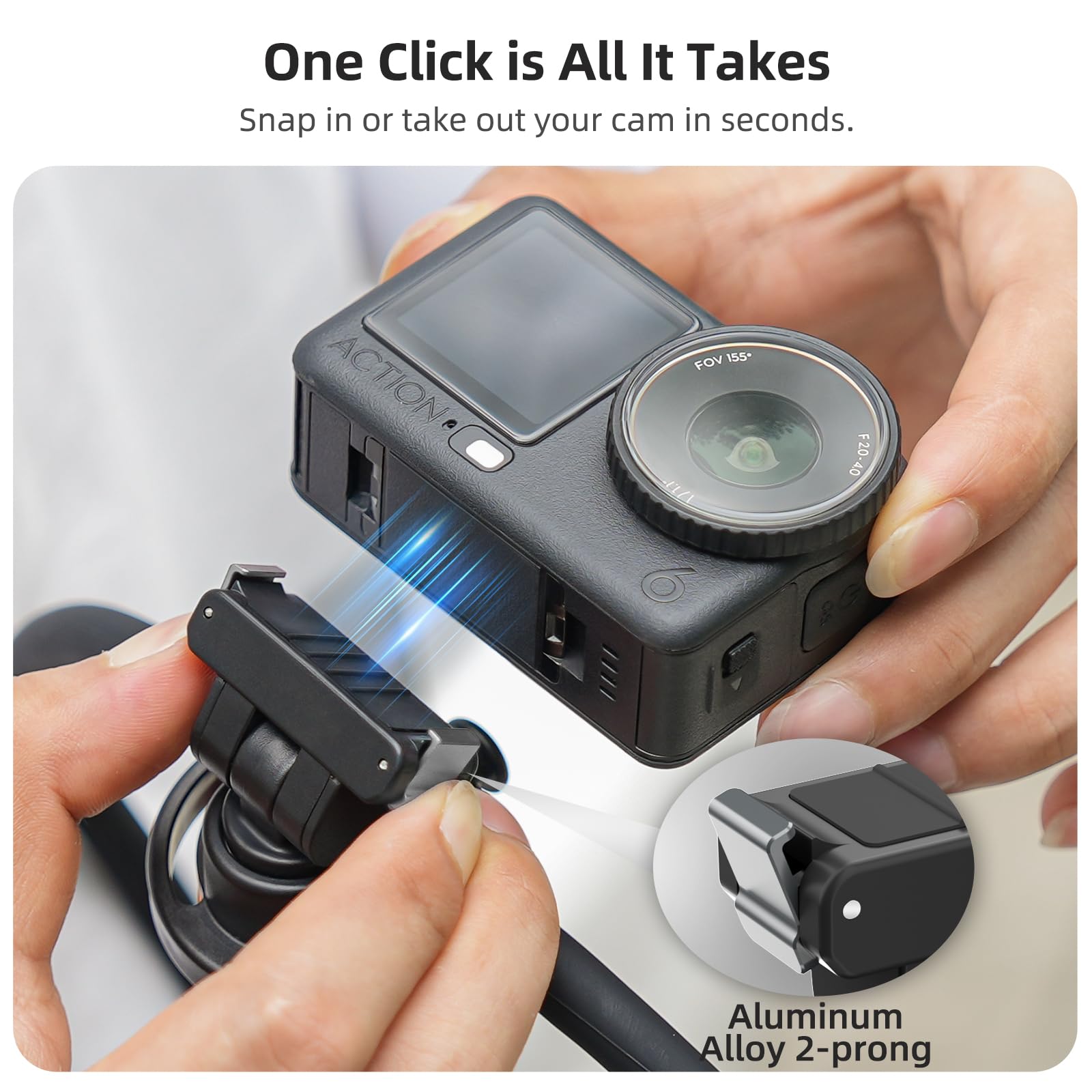Soporte Cuello for dji Osmo Nano/Action 6, Neck Mount grabaciones en Primera Persona Cámara Soporte Accesorios for dji Osmo Nano/Action 6