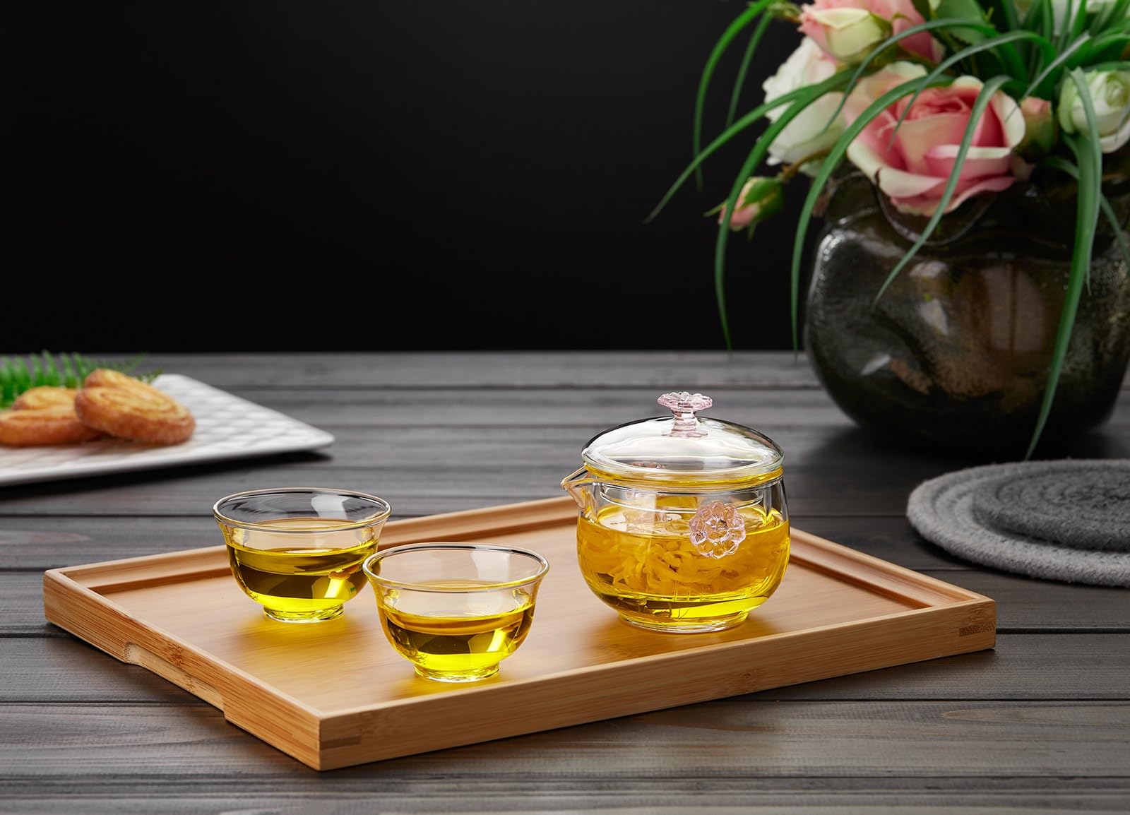 Amazon｜ポカロティー POKALOTEA ウッドトレ一 お盆 竹製 トレー