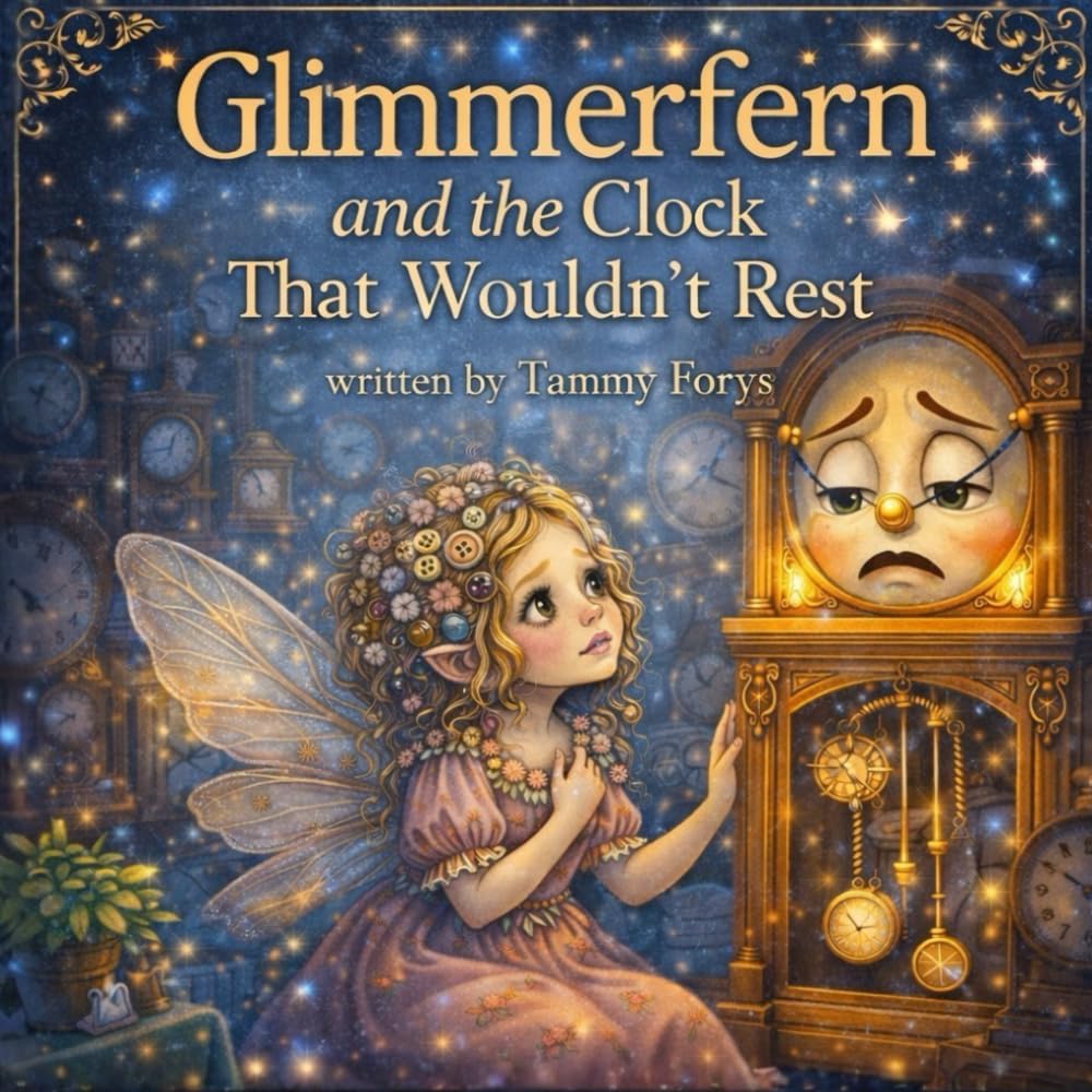 Glimmerfern and the Clock That Wouldn’t Rest — A Whimsical Willowmere Hollow Tale