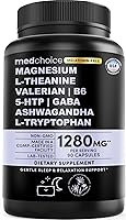 Vista 10 de Cápsulas para dormir de melatonina 12 en 1, ayuda natural para dormir para adultos con melatonina 5 mg y glicinato de magnesio 500 mg, ayuda