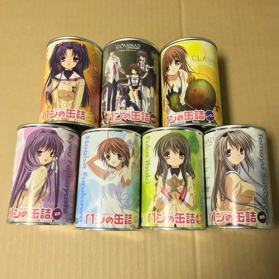 Amazon.co.jp: CLANNAD クラナド AFTER STORY パンの缶詰 7種