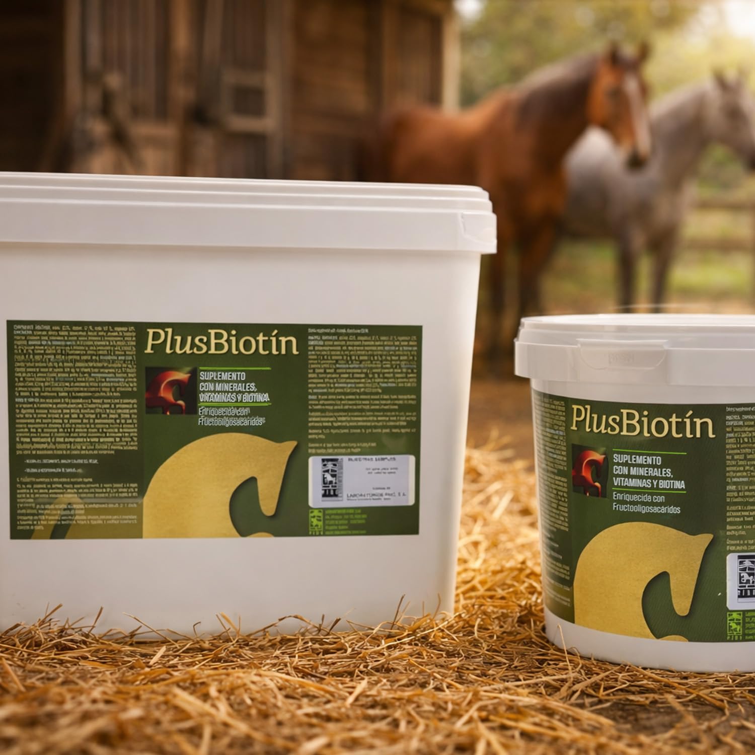 Laboratorios Pino Plusbiotin Suplemento Mineral-Vitamínico con Biotina para Caballos – Mejora del Pelaje y Cascos – Aporte Completo de Vitaminas y Minerales – Uso Diario – Envase 1 kg