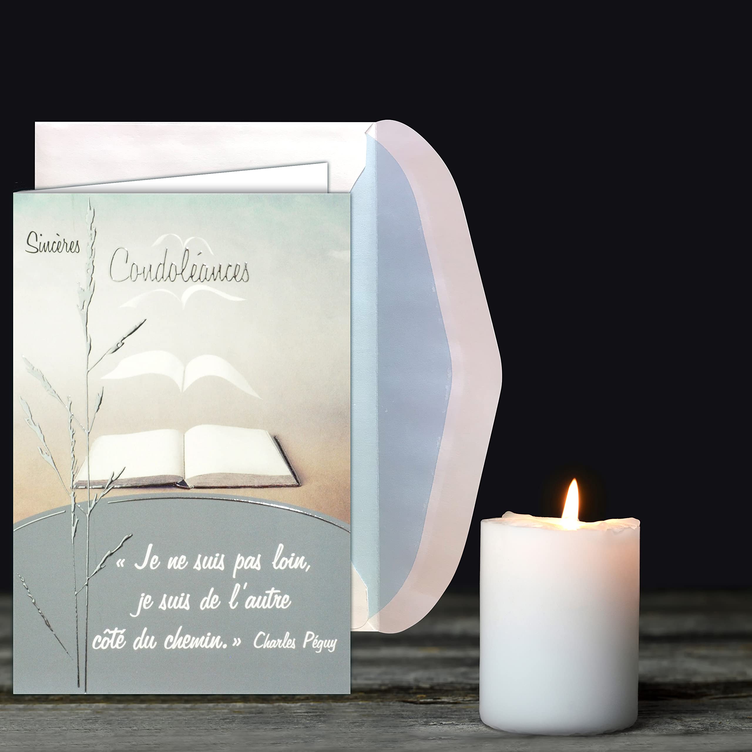 ENGZHI Biglietto di condoglianze per la perdita di un cugino – A Letter from Cousin in Heaven – Regalo commemorativo per cugino, biglietto commemorativo per lutto, carta nera in metallo