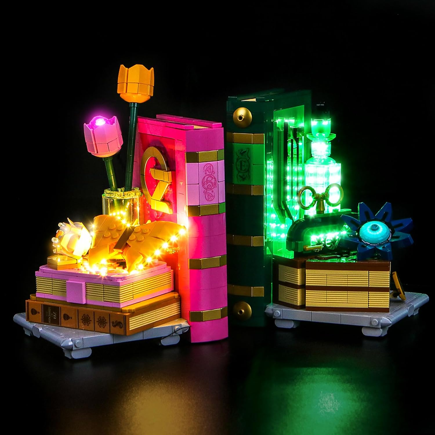 Light kit Compatible with Lego 75691 Wicked Glinda & Elphaba Bookends - No Model Only Light, LED Lighting Accessories Compatible with Lego Wicked Set 75691