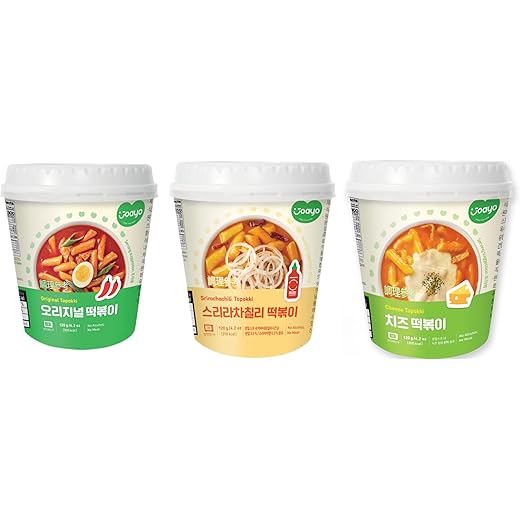 Joayo Cheese & Sriracha Topokki Rice Cakes 120g