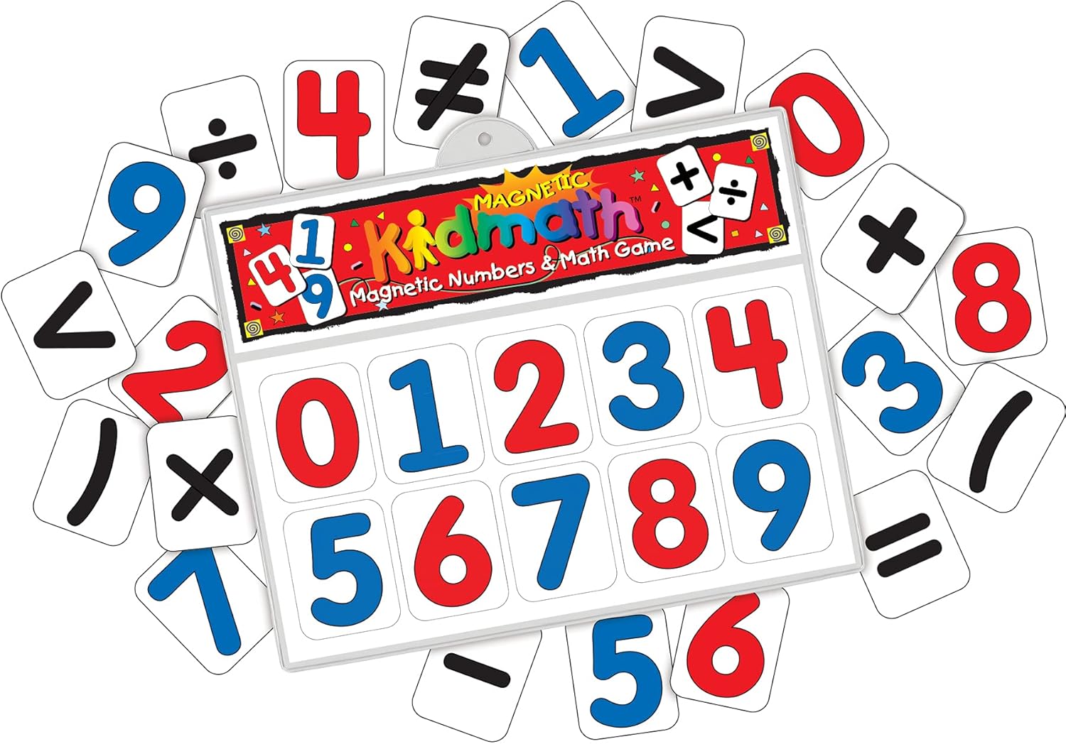 Barker Creek Learning Magnets, Numbers & Math Signs, 2 Sets of Numbers 0-9 & 10 Math Signs (1305)