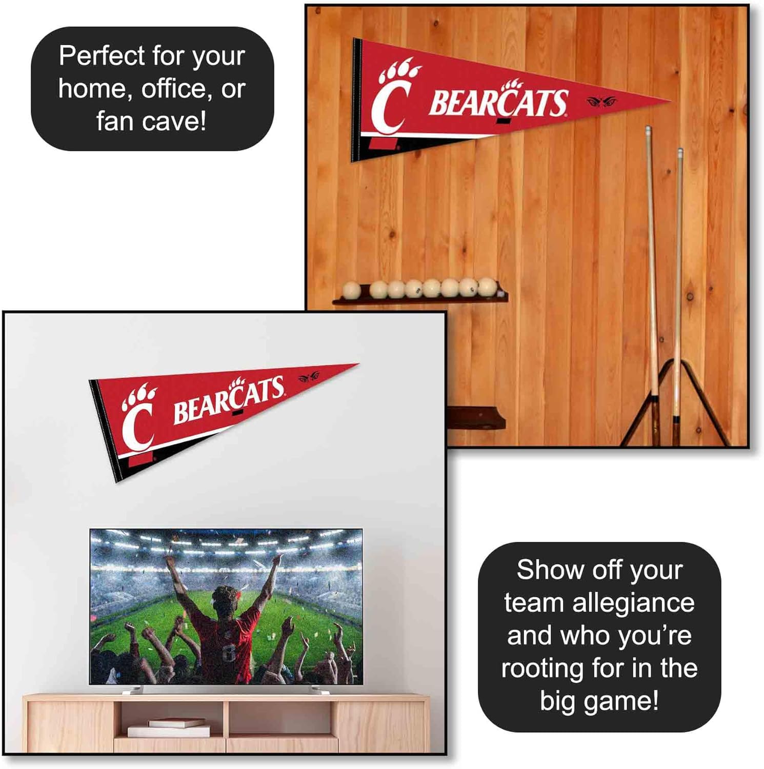 Cincinnati Pennant Full Size Felt - Image 3