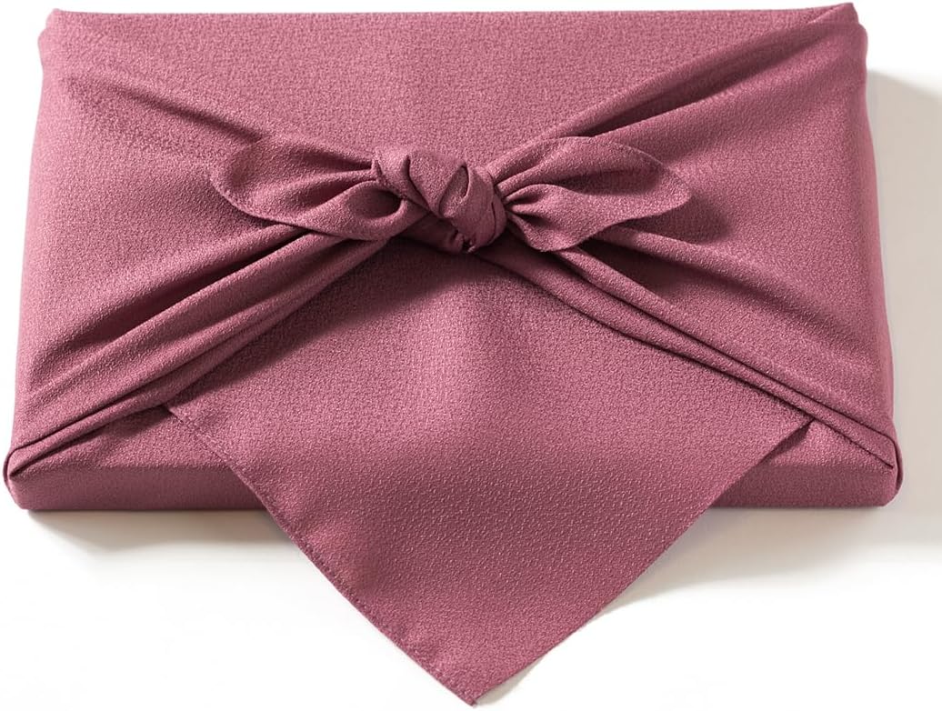 彩璃（いろり） グルメカタログギフト 鱗文（うろこもん）【風呂敷包み】 京赤色（無地）