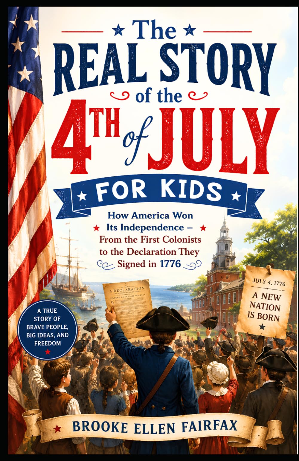 The Real Story of the 4th of July for Kids: How America Won Its Independence - From the First Colonists to the Declaration They Signed in 1776