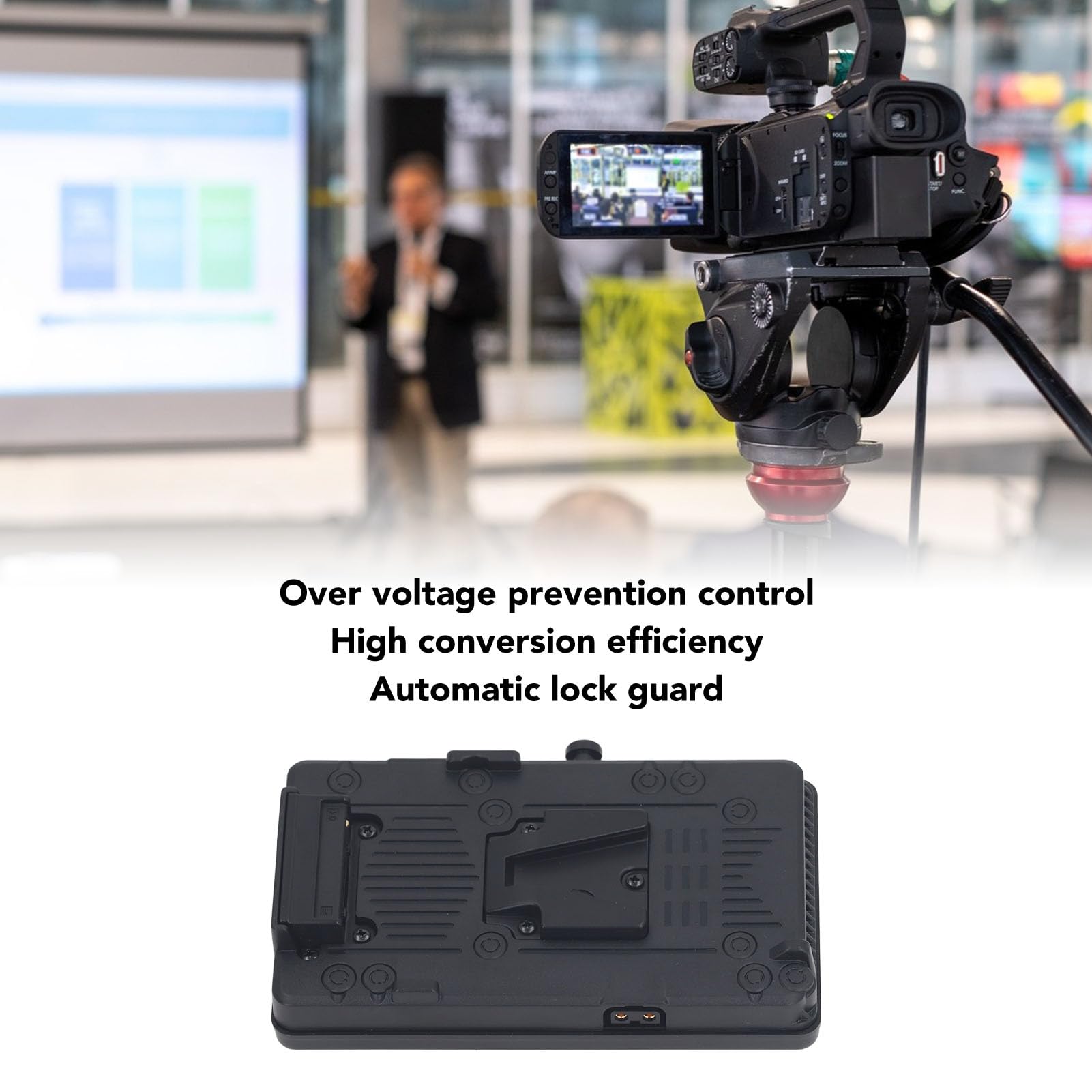 Adaptador convertidor de Placa de Montaje de batería V Mount para cámara Anton, Ideal para Alimentar múltiples Dispositivos en fotografía y videografía Profesional,