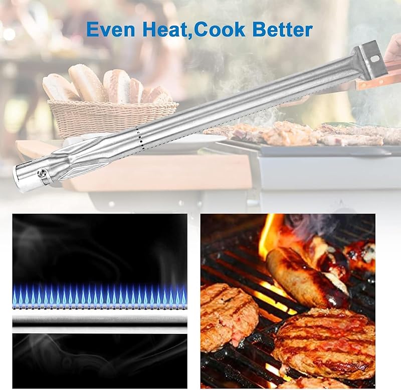 GFTIME Rozsdamentes Acél Égő Csere 11631 4 Darabos Szett Grill Chef Kenmore Sears K Mart Lowes Grillekhez