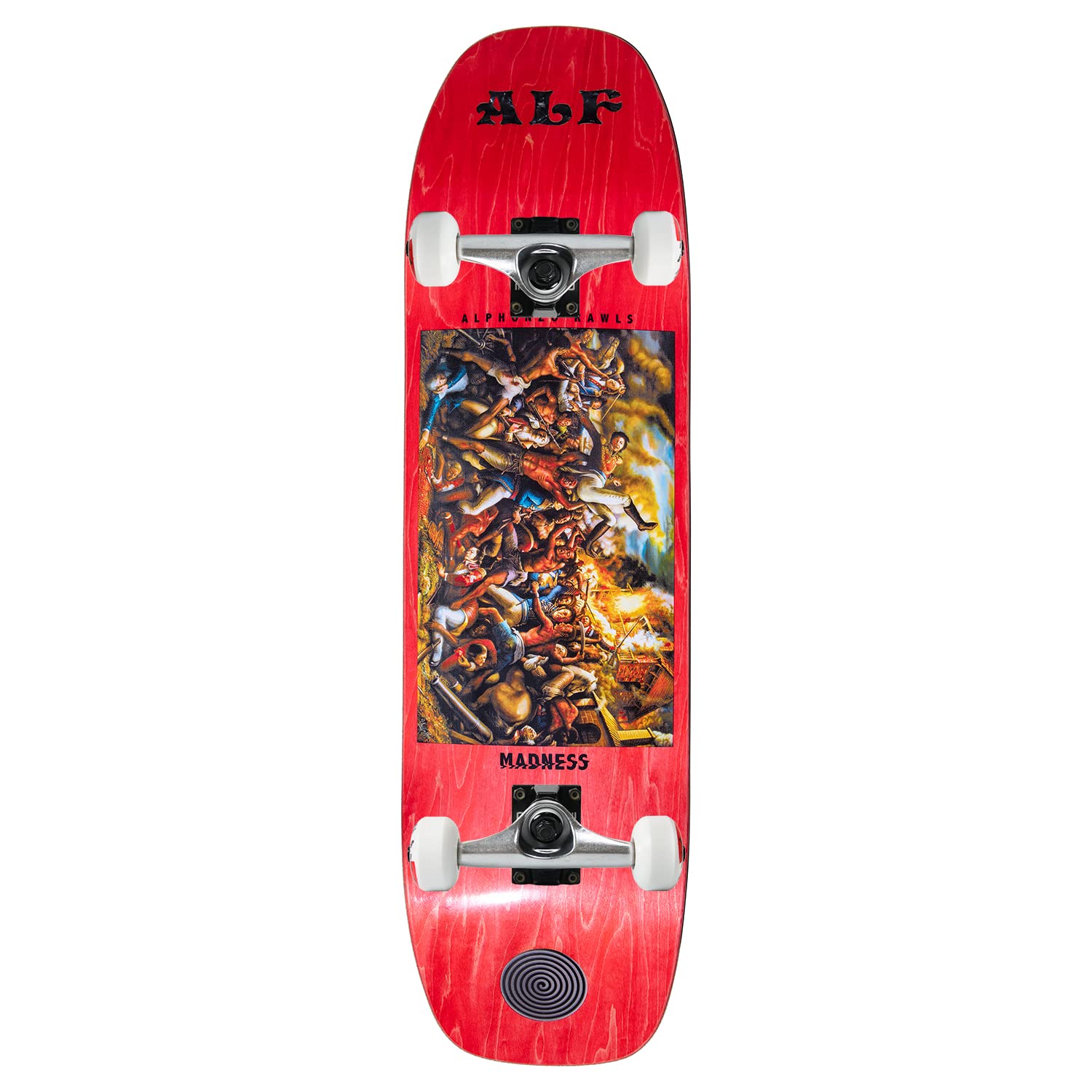 Madness Skateboard Assembly Alphonzo Rawls Revolt Red 8.38" x 32.06" Complete