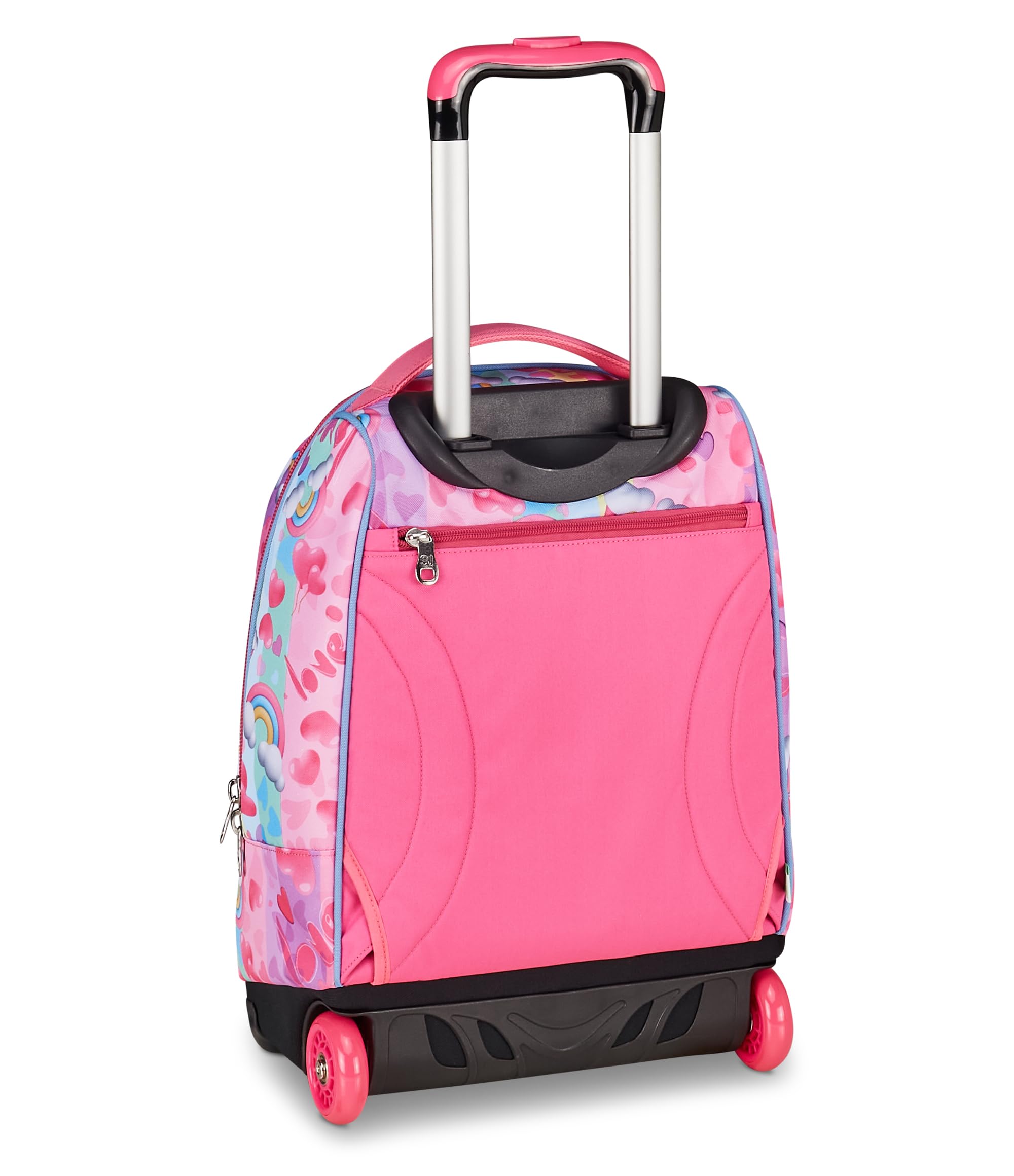 SJ GANG STYLE JAM GANG Big Trolley, 30 L, Doppio Scomparto, Spallacci a scomparsa, Doppio uso, Tasca frontale, Scuola elementare, Angel Blue, Bambine, rosa