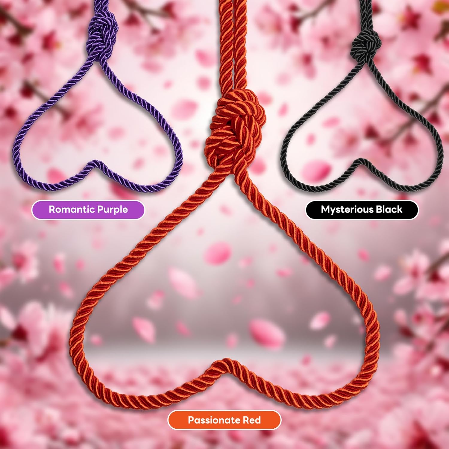 Japanese Rope Kit, Shibari Rope Kit, Bedroom Play for Beginners and Experienced Riggers