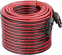 Vista 8 de Cable solar a XT60i 10AWG - 2 piezas de panel solar de 3 pies a conector adaptador XT60i XT60i Cable de extensión para generador solar portátil