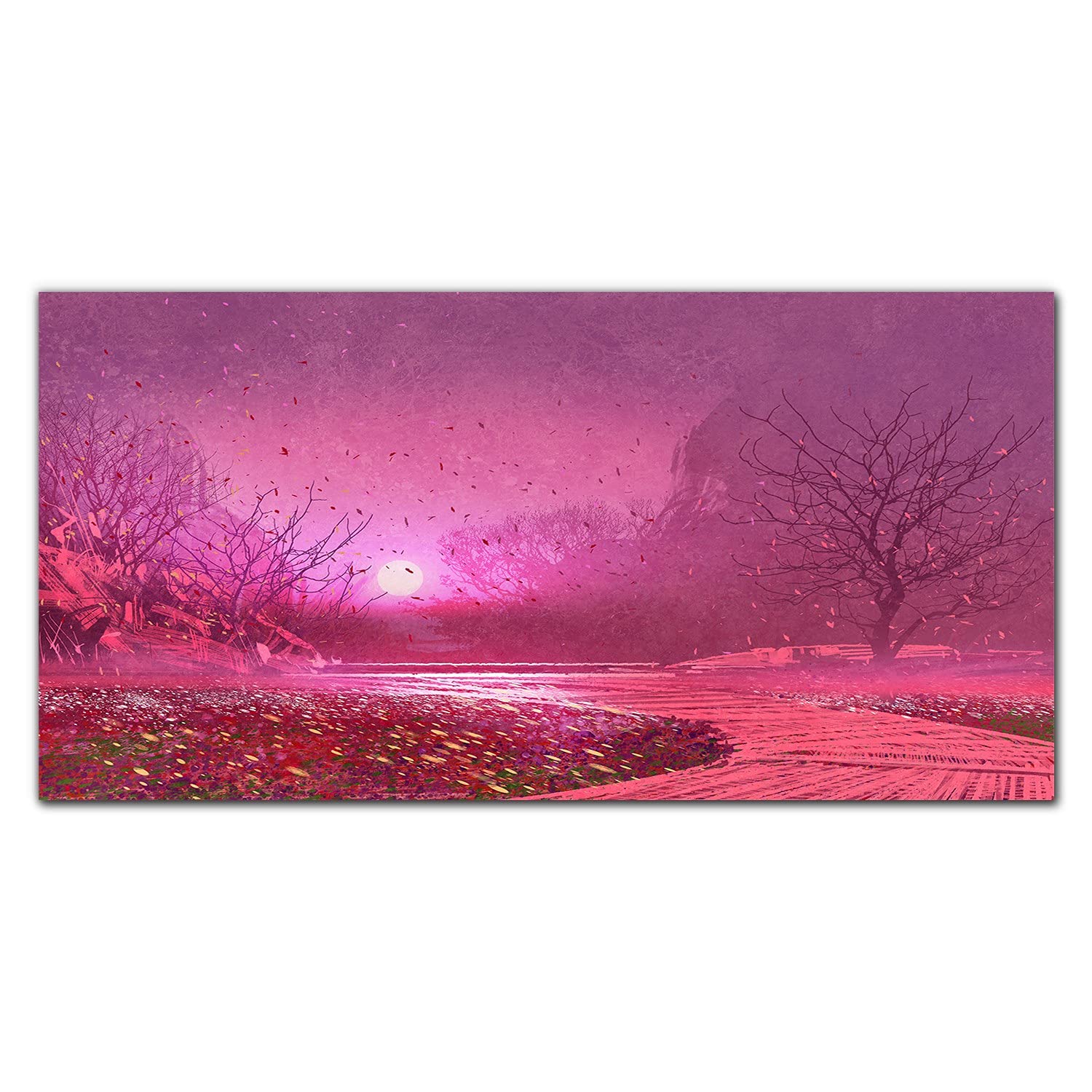 Crédence en verre trempé 120x60 protégez votre cuisine avec le motif Arborescence