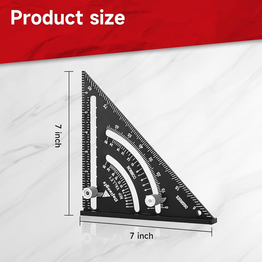 KLL MODEL 025A γ140-L カーペンター　carpenter Dajianglx 7 Inch Plastic Carpenter Square, Woodworking
