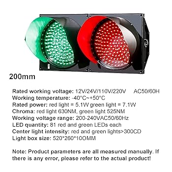 赤信号様用 Amazon.co.jp: 200mm/300mm 信号機 本物、12V/24V/110V/220V