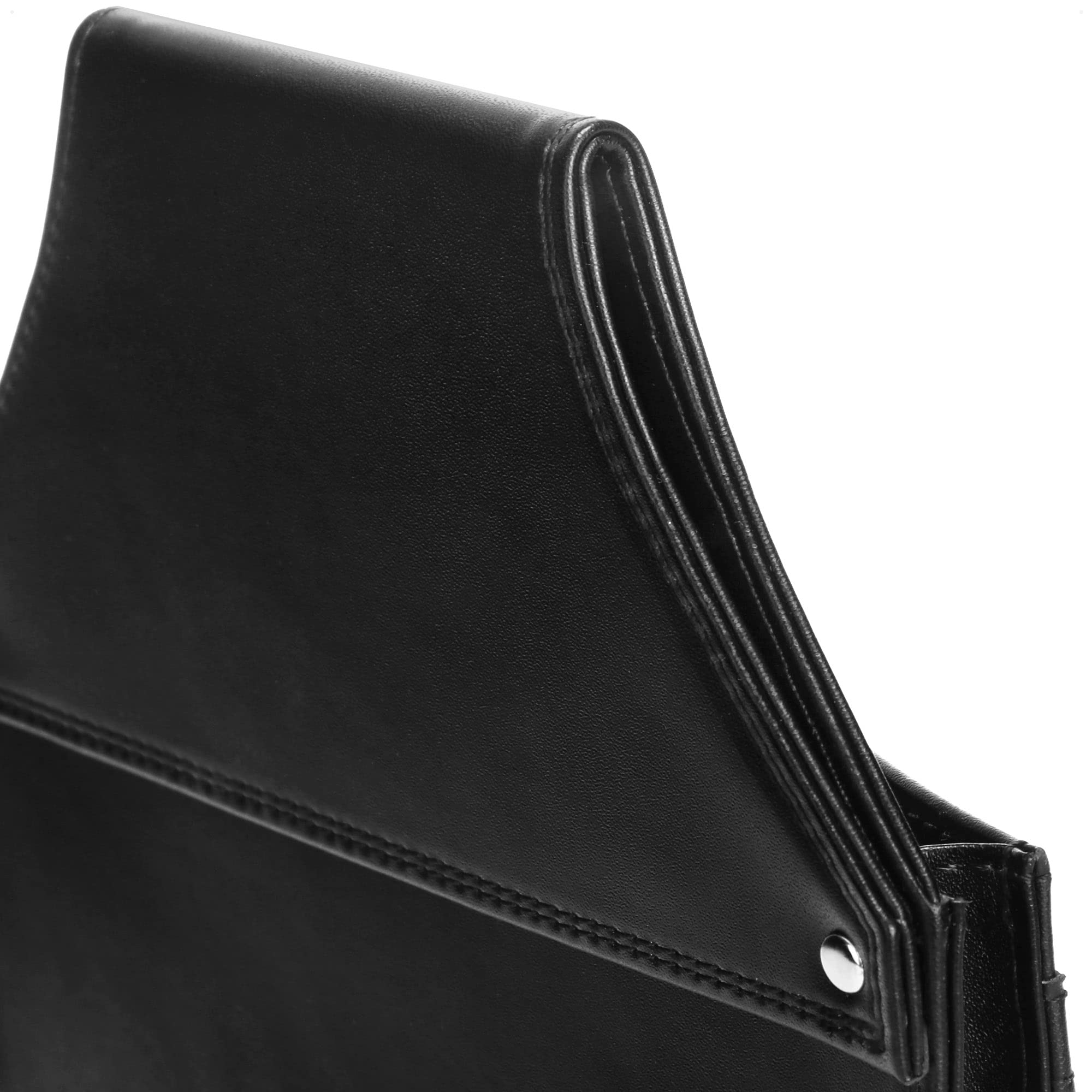 Cartera de Camarero Monedero Elegante Negro 2 Piezas