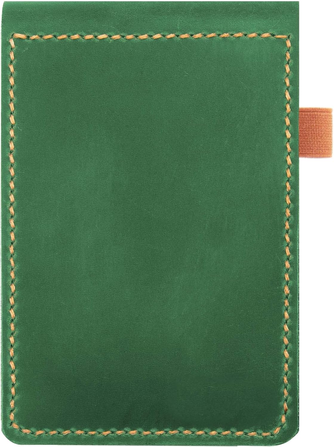 Real Genuine Leather Notepad Cover For Mini Pocket Notebook 3" X 5", Leather Cover For Rite In The Rain Top-Spiral Notebook,Customized Gift (Brown)