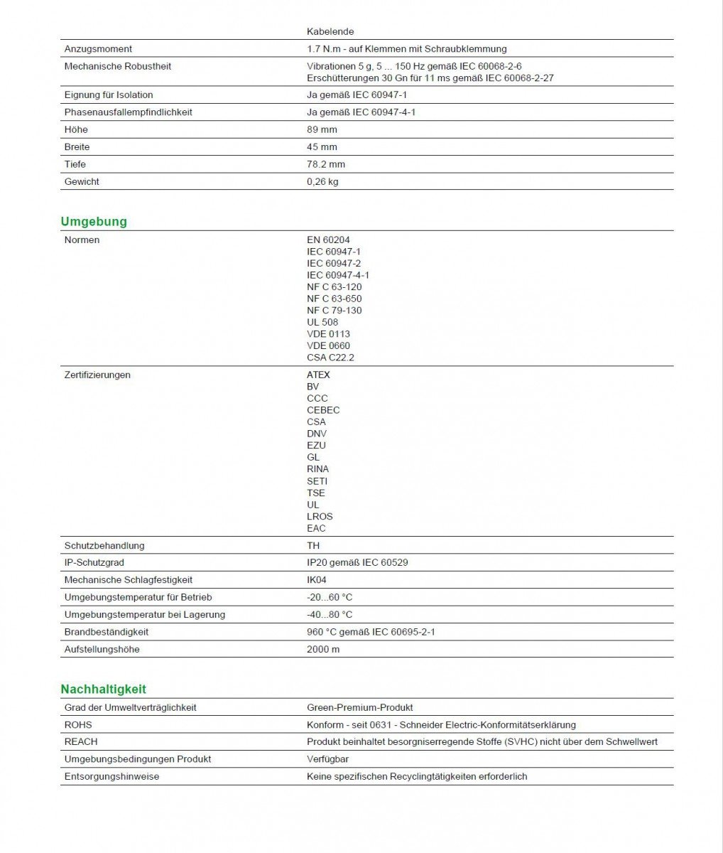 Schneider Electric - TeSys GV2ME - disj. moteur - 4..6,3A - 3P 3d - déclencheur magnéto-thermique - GV2ME10