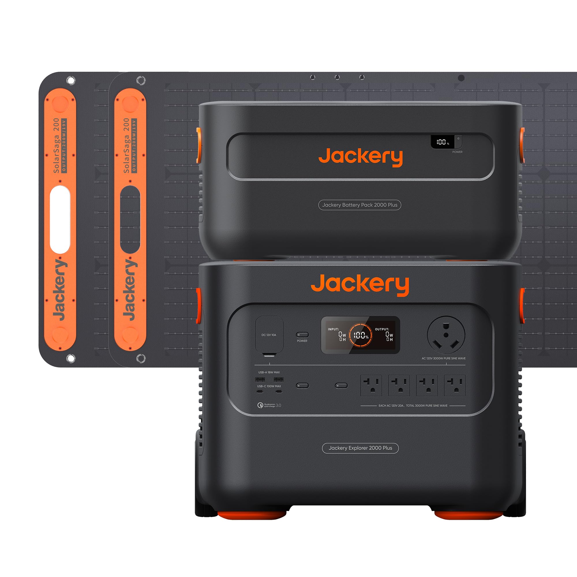 Jackery Solar Generator 2000 Plus Kit Explorer 2000 Plus