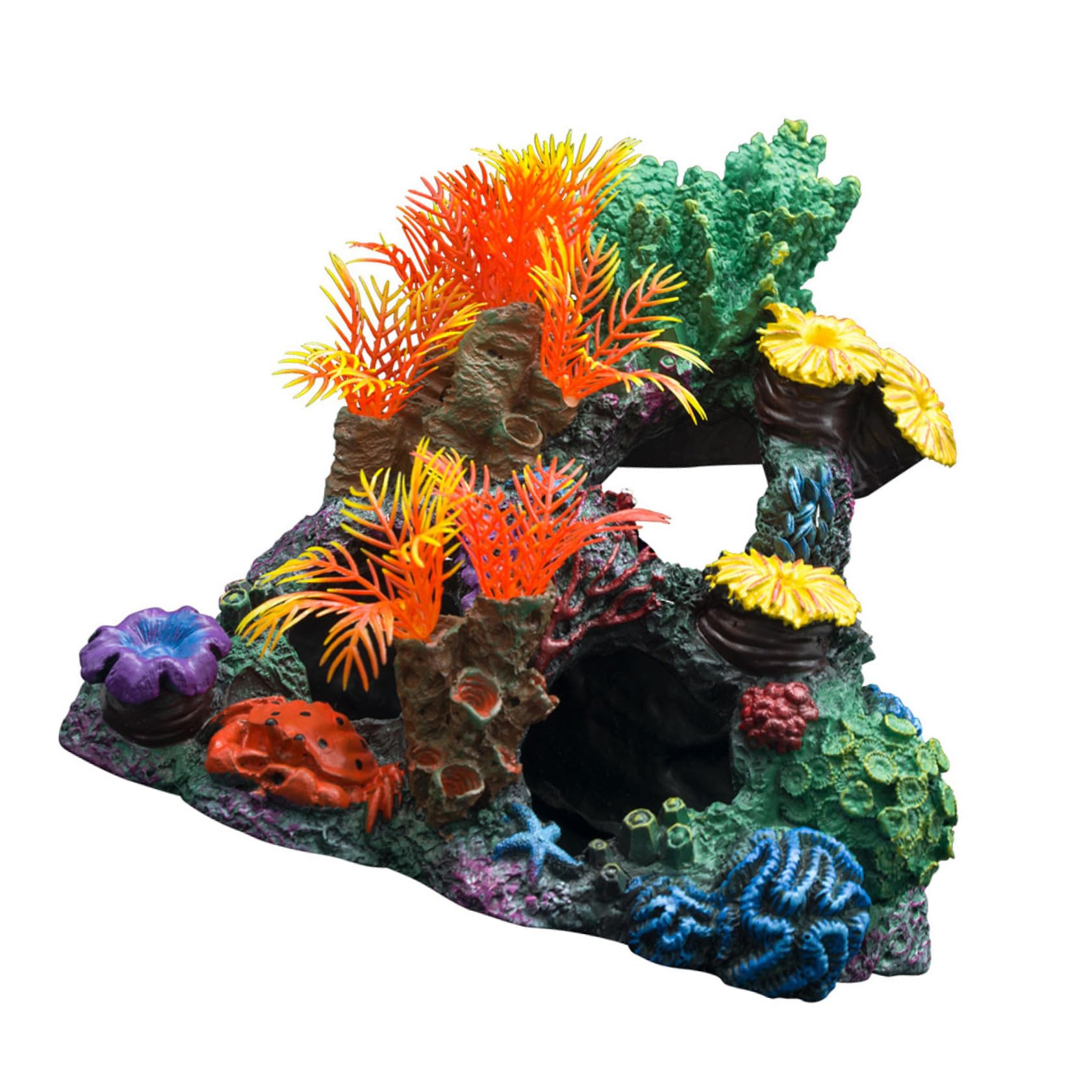 Levemolo 1kawałek Dekoracja Akwarystyczna Ornament Do Akwarium Wodoodporna Rzeźba z Żywicy Element Krajobrazu Do Zbiornika Rybek Urokliwy Akcent Dla Twojego Akwarium