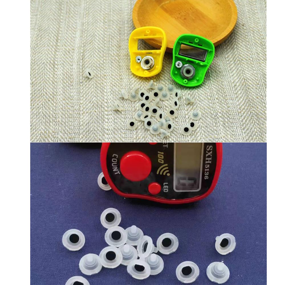 Lot De 6 Compteurs Manuels à Clic – Affichage Numérique, ABS Durable, Bouton Reset – Pour événements, Sports, Bricolage Et Comptage
