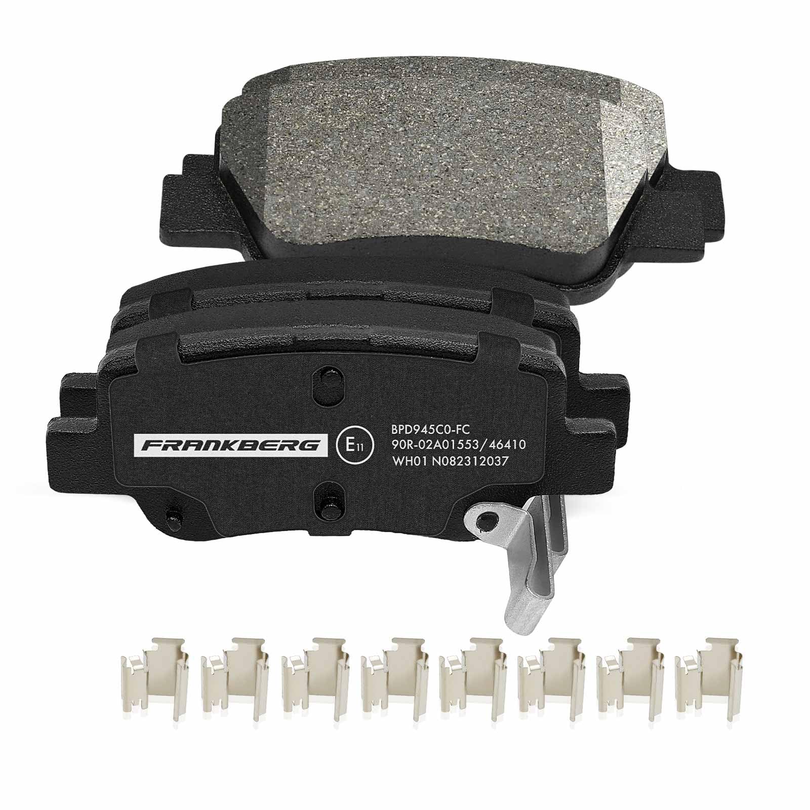 Frankberg Set freni incl. 4x Dischi Freno + 8x Pastiglie dei Freni Anteriore Posteriore Compatibile con Avensi.s Station Wagon T27 Avensi.s Berlina T27 Replace# 0446502170, 04465YZZEE | 04465YZZEE; Compatibile con: A.v.e.n.s.i.s Estate T27, A.v.e.n.s.i.s