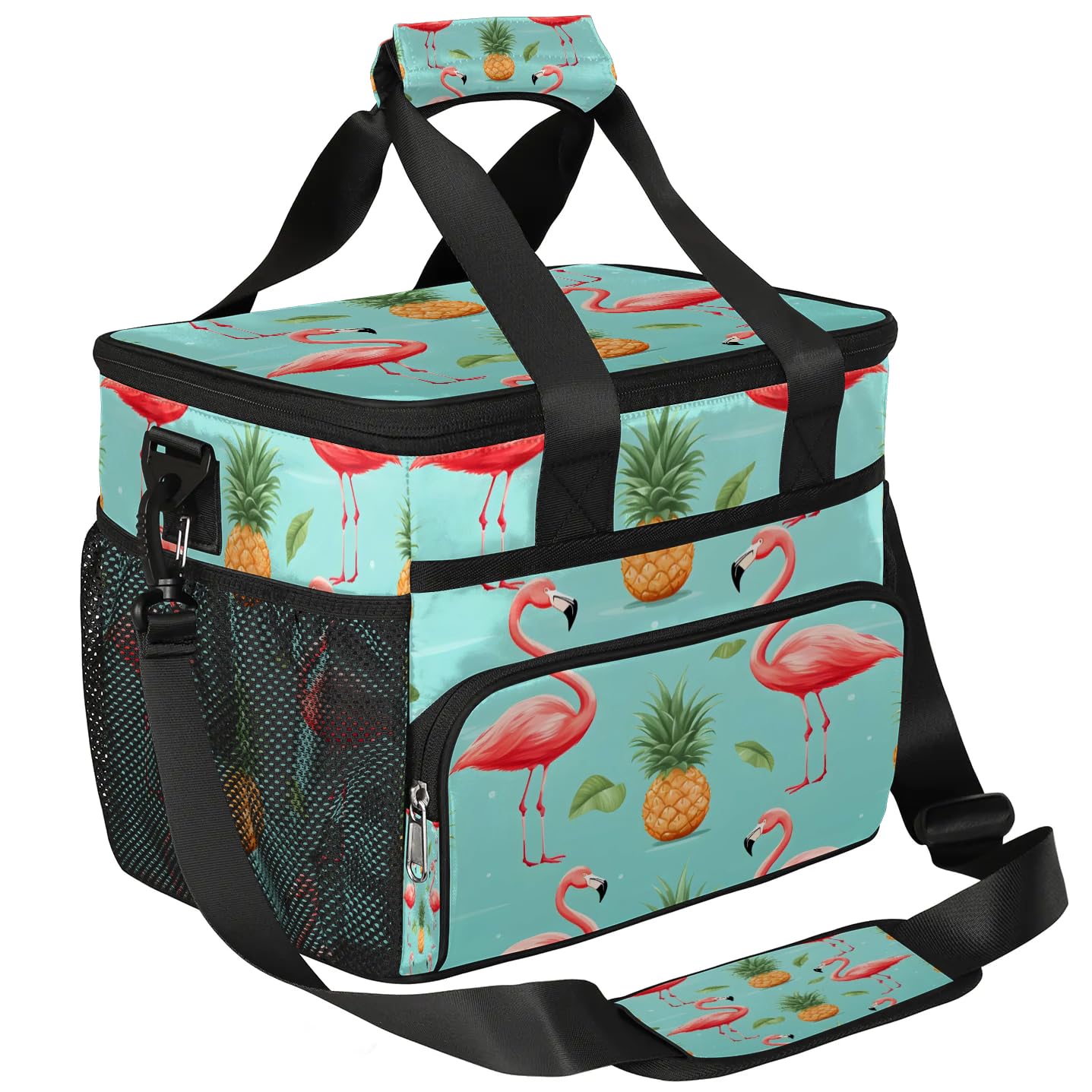 Lunch Box for Men Heavy Duty Insulated Lunch Bag for Women Flamingo Pineapple Lunchbox for Adults Lunch Cooler