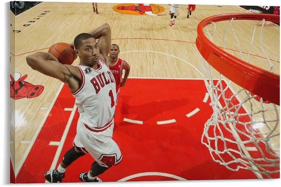 Amazon.co.jp: Derrick Rose デリック・ローズのダンクポスター