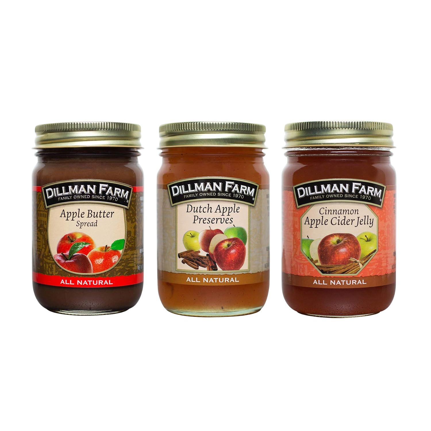 Dillman Farm All Natural Apple Sampler Variety 3 Pack