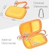 Estuche de Transporte para SnowSky/FiiO Echo MINI/FiiO Echo/HiFi Walker H2/ Surfans F20/ MECHEN M30 Reproductor MP3 HiFi (Naranja) 5