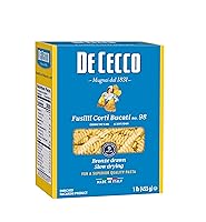 Vista 1 de De Cecco Pasta, Fusilli Corti Bucati, 1 libra (paquete de 12)