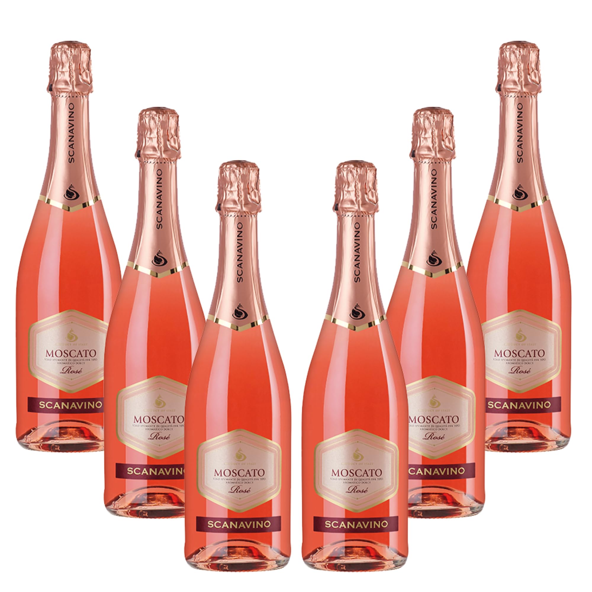 Sweet Pink Sparkling Moscato Scanavino 75cl 6.50% Vol.
