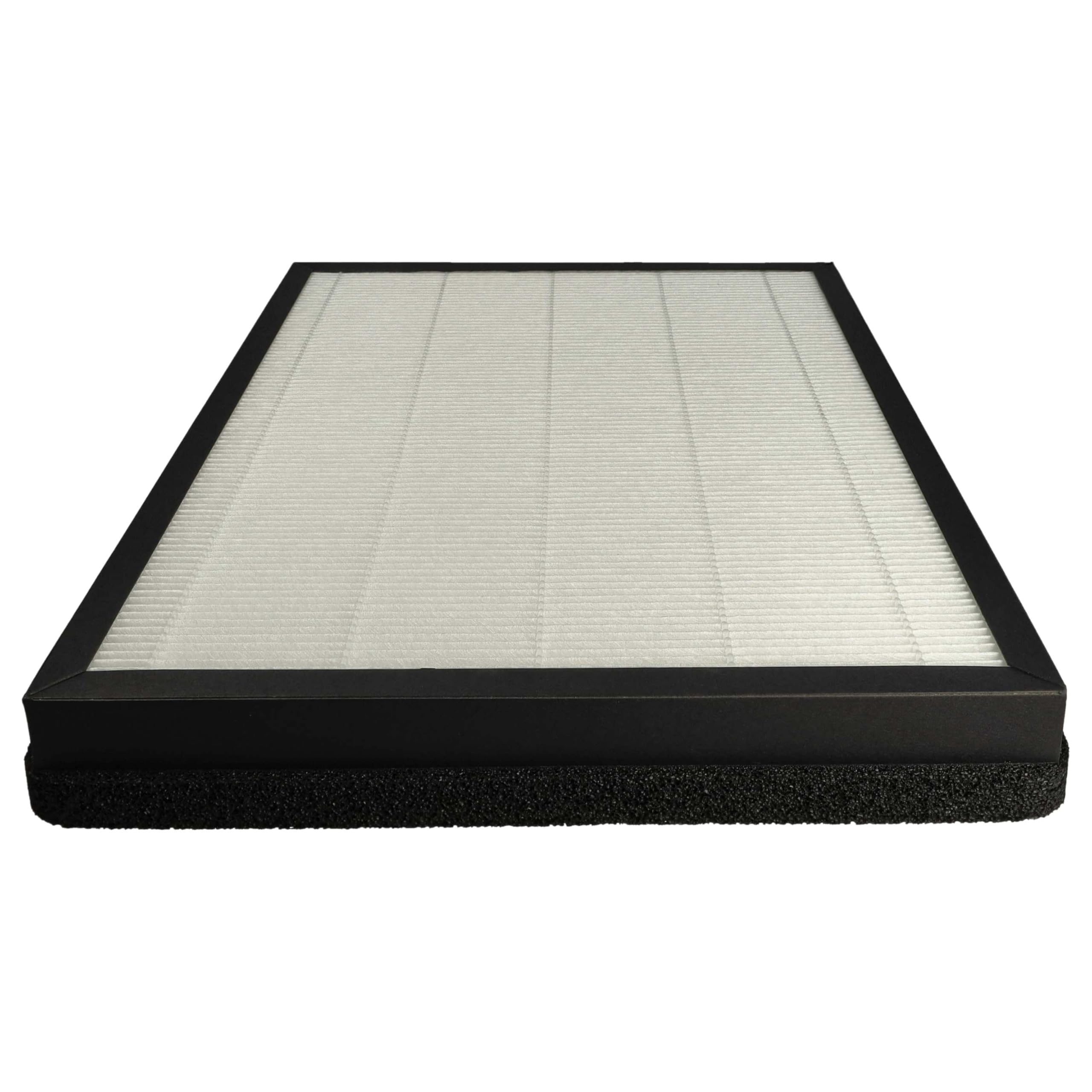 vhbw 2x Filtro de aire compatible con Rowenta Pure Air Genius PU3080, Genius PU3080F0 purificador - Filtro combi carbón activo + Allergy+
