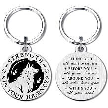 Alotozo Animal Lovers Gifts for Women Men, Birthday Christmas Graduation Gift Keychain for Son Daughter Best Friend