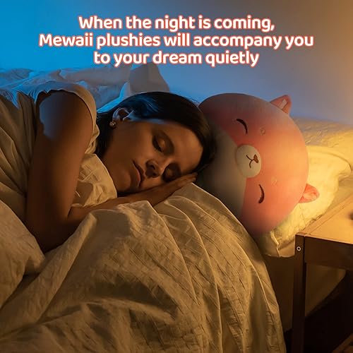 Miniatura 5 de Mewaii Peluche de hongo de 8 pulgadas, bonita almohada de peluche de zorro suave, almohada de peluche Kawaii zorro, juguetes de peluche kawaii,