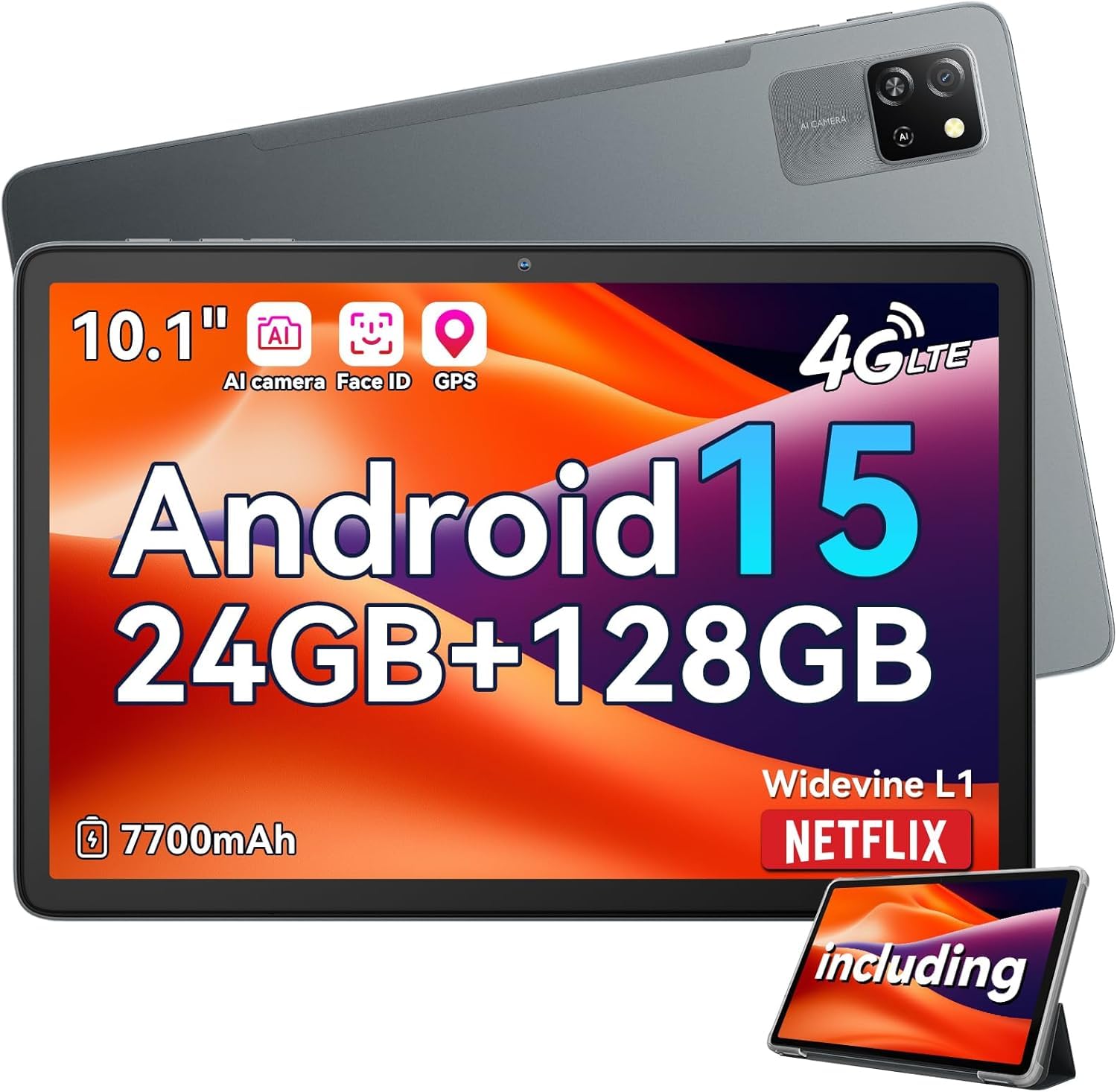 Amazon.co.jp: Tab60Pro Android 15 タブレット 10インチ、24GB+128GB