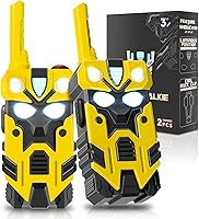 BTMBORY Hornet Robot Walkie Talkies for Kids 2-Pack - 2500FT Range, Glowing Eyes, Ages 3-12 Outdoor Adventure Toys