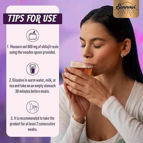 Miniatura 6 de Shilajit de 800 mg para mujer, resina orgánica Shilajit, orgánico puro del Himalaya, suplemento Shilajit 8 en 1, ingredientes sinérgicos 8 en 1,